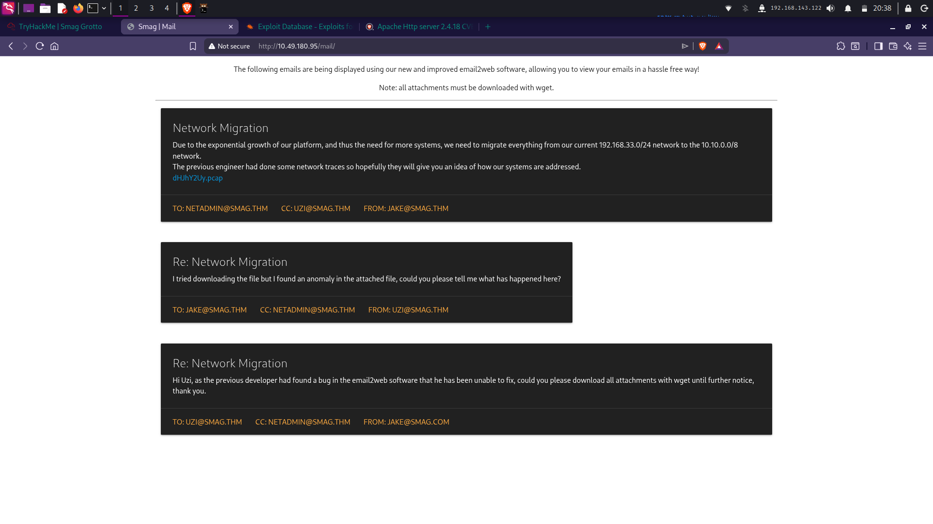Mail Page